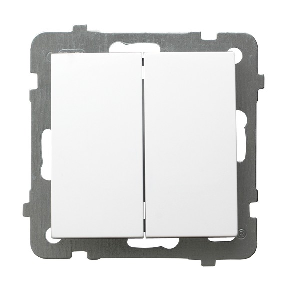 Product: AS MODUŁ BIAŁY ŁĄCZNIK KRZYŻOWY 2X ZACISKI ŚRUBOWE 10AX 250V