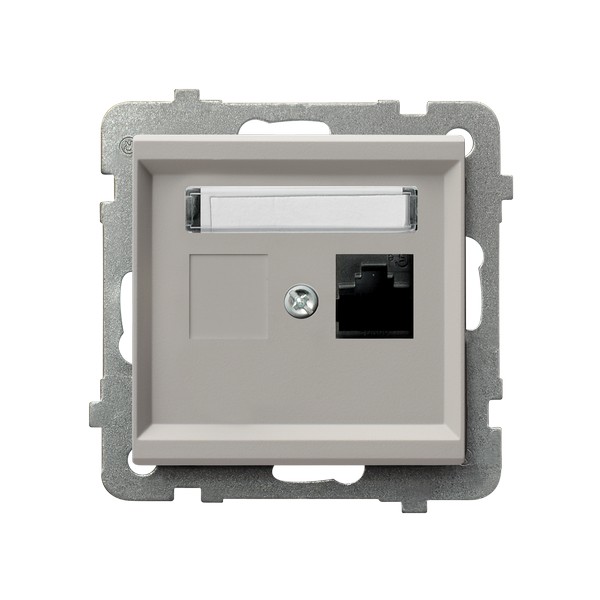Product: SONATA MODUŁ KASZMIR GNIAZDO KOMPUTEROWE 1X UAE 8 CAT.5E UTP KRONE PROSTE