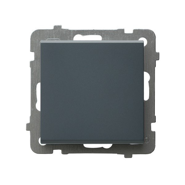 Product: SONATA MODUŁ SZARY GRAFIT ŁĄCZNIK 1-BIEGUNOWY ZACISKI SPRĘŻYNOWE 16AX 250V