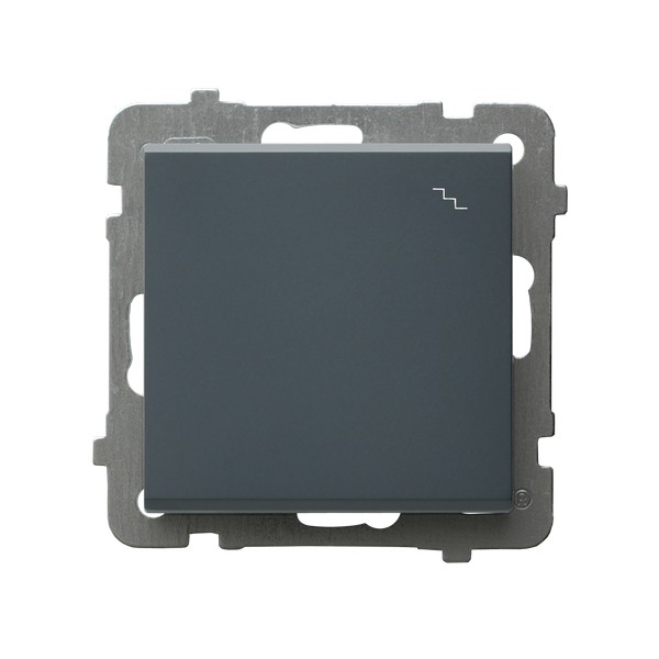 Product: SONATA MODUŁ SZARY GRAFIT ŁĄCZNIK UNIWERSALNY "SCHODY" ZACISKI SPRĘŻYNOWE 16AX 250V