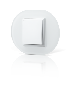 łącznik jednobiegunowy - Aria - ramka owalna