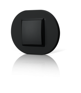 łącznik jednobiegunowy - Aria - ramka owalna