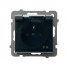 Gniazdo bryzgoszczelne z uziemieniem IP-44 z przesłonami torów prądowych wieczko przezroczyste (GPH-1RZP/m/73/d)