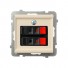 Gniazdo głośnikowe podwójne (GG-2R/m/89)